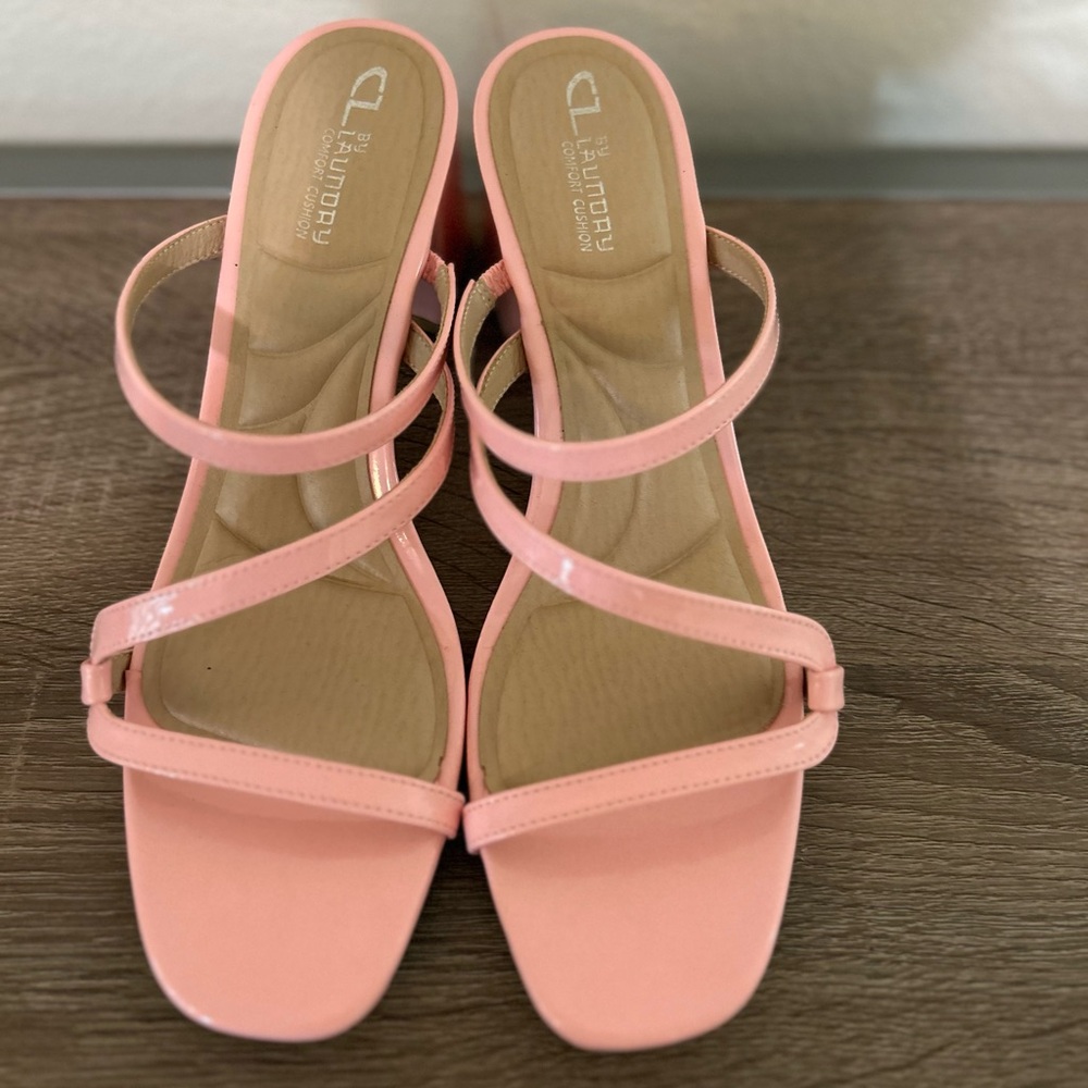 Pink Dirty Laundry Block Heels